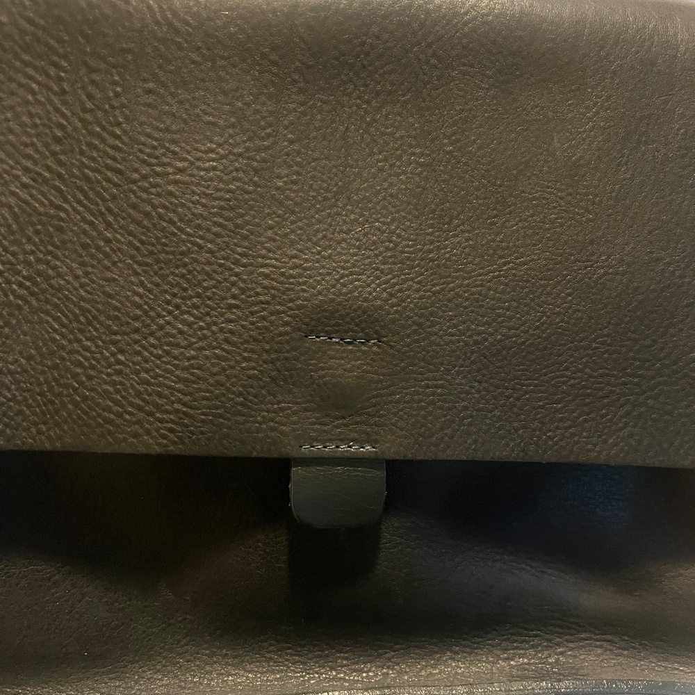 Kate Sheridan x TOAST Dark Forest Green Pebbled Leather Crossbody Bag - Picture 4 of 8
